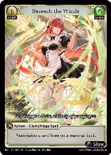 Beseech the Winds (052), Promotional Cards — Grand Archive card price