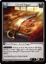Curved Dagger (089), Promotional Cards — Grand Archive card price