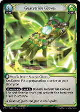 Gearstride Gloves (090), Promotional Cards — Grand Archive card price