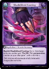 Shadeblood Coating (093), Promotional Cards — Grand Archive card price