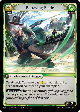 Betraying Blade (100), Promotional Cards — Grand Archive card price