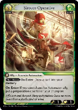 Sirocco Operative (102), Promotional Cards — Grand Archive card price