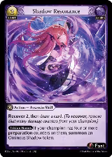 Shadow Resonance (108), Promotional Cards — Grand Archive card price