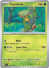 Carnivine (007/142), Stellar Crown — Pokémon card price