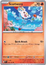 Scorbunny (026/142), Stellar Crown — Pokémon card price