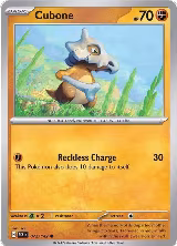 Cubone (072/142), Stellar Crown — Pokémon card price
