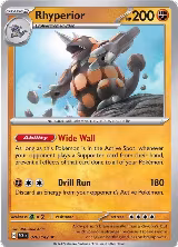 Rhyperior (076/142), Stellar Crown — Pokémon card price