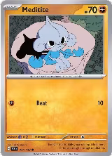 Meditite - 077/142 (077/142), Stellar Crown — Pokémon card price