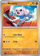 Meditite - 078/142 (078/142), Stellar Crown — Pokémon card price