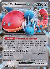 Orthworm ex - 110/142 (110/142), Stellar Crown — Pokémon card price