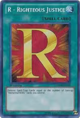 R - Righteous Justice (RYMP-EN025), Ra Yellow Mega Pack — Yu-Gi-Oh! card price