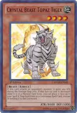 Crystal Beast Topaz Tiger (RYMP-EN043) — card price