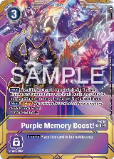 Purple Memory Boost! - P-040 (Premium Card Collection - Memory Boost! Set) (P-040 P) — card price
