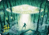 Unidentified Hovership Art Card (Gold-Stamped Signature) (2) — card price