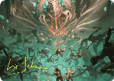 Valgavoth's Onslaught Art Card (Gold-Stamped Signature) (16) — card price