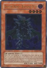 Destiny Hero - Diamond Dude (UTR) (EOJ-EN003), Enemy of Justice — Yu-Gi-Oh! card price