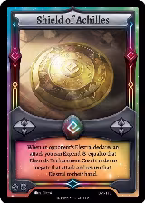 Shield of Achilles (BS1-110), Base Set [Kickstarter Edition] — Elestrals card price