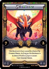 Sonicore (Serialized) (/99) — card price