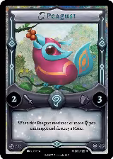 Peagust (Serialized) (/99) — card price
