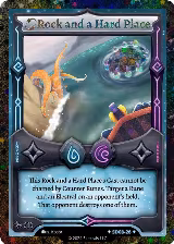 Rock and a Hard Place (Stellar) (SD08-26), Chronodile Starter Deck [First Edition] — Elestrals card price