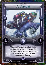 Urscoat  (Stellar) (FF1-104), Frostfall [First Edition] — Elestrals card price