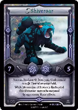 Shiveroar (Serialized) (/99) — card price