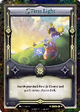 First Light (Stellar) (SD09-26), Pharogeist Starter Deck [First Edition] — Elestrals card price