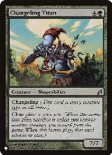 Changeling Titan (200/301), The List Reprints — Magic card price