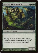 Leatherback Baloth (107/145), The List Reprints — Magic card price