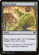Massive Might (208/277), The List Reprints — Magic card price