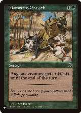 Monstrous Growth (Flavor Text) — card price
