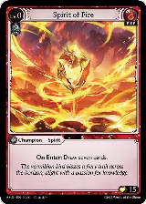 Spirit of Fire (001) — card price