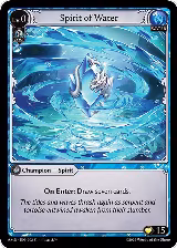 Spirit of Water (002) — card price