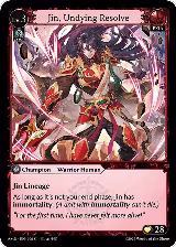 Jin, Undying Resolve (006) — card price