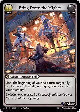 Bring Down the Mighty (033) — card price