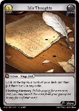Idle Thoughts (049) — card price