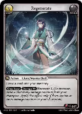 Regenerate (072) — card price