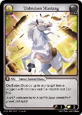 Unbroken Mustang (088) — card price