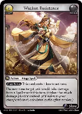Weaken Resistance (091) — card price