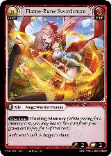 Flame-Rune Swordsman (102) — card price