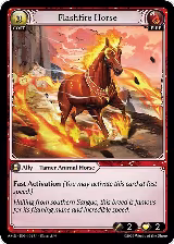 Flashfire Horse (104) — card price