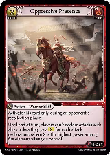 Oppressive Presence (113) — card price