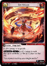 Set Ablaze (120) — card price
