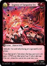 Ingress of Sanguine Ire (209) — card price