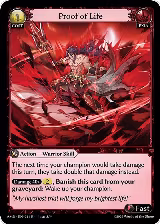 Proof of Life (211) — card price
