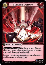 Relentless Outburst (212) — card price