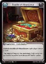 Bauble of Abundance (009) — card price