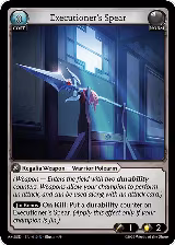 Executioner's Spear (010) — card price