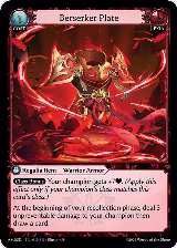 Berserker Plate (019) — card price
