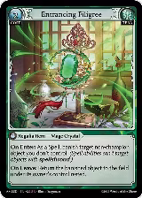 Entrancing Filigree (022) — card price
